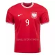 Maillot Pologne LEWANDOWSKI 9 Homme Extérieur Coupe du Monde 2022