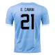 Maillot Uruguay E. CAVANI 21 Homme Domicile Coupe du Monde 2022