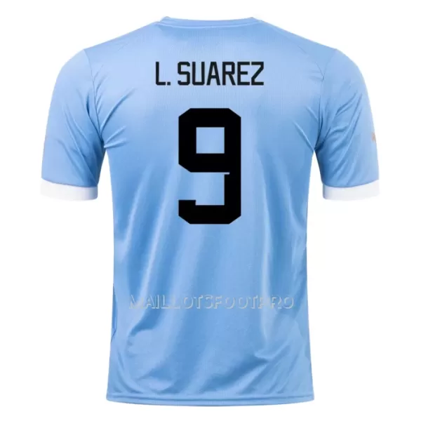 Maillot Uruguay L. SUAREZ 9 Homme Domicile Coupe du Monde 2022