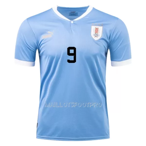 Maillot Uruguay L. SUAREZ 9 Homme Domicile Coupe du Monde 2022