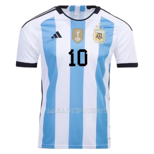 Maillot Argentine 3 Star MARADONA 10 Homme Domicile Coupe du Monde 2022