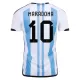 Maillot Argentine 3 Star MARADONA 10 Homme Domicile Coupe du Monde 2022