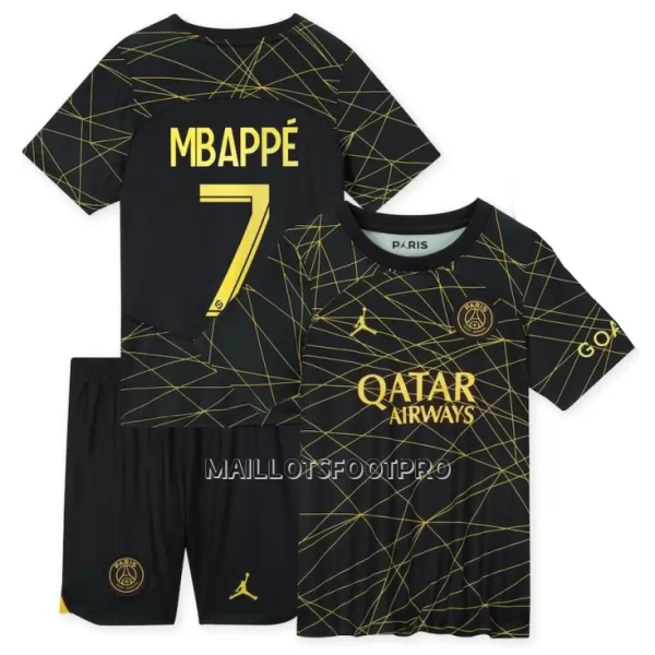 Maillot Paris Saint-Germain Mbappé 7 Enfant Fourth 22-23