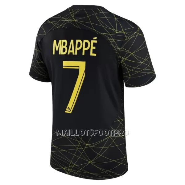 Maillot Paris Saint-Germain Mbappé 7 Homme Fourth Jordan 22-23