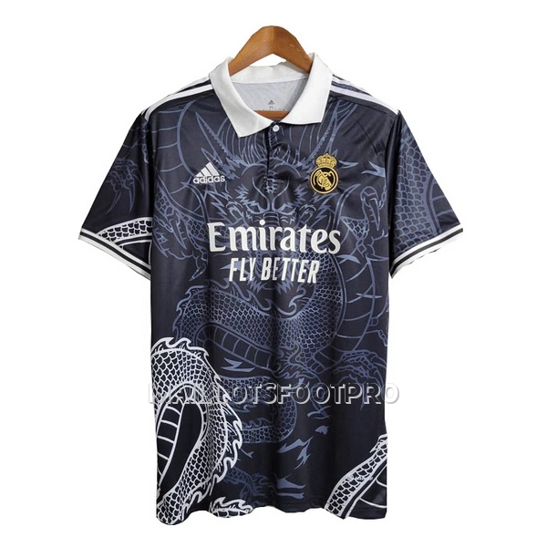 Maillot Real Madrid Dragon Homme 2023-24 Noire