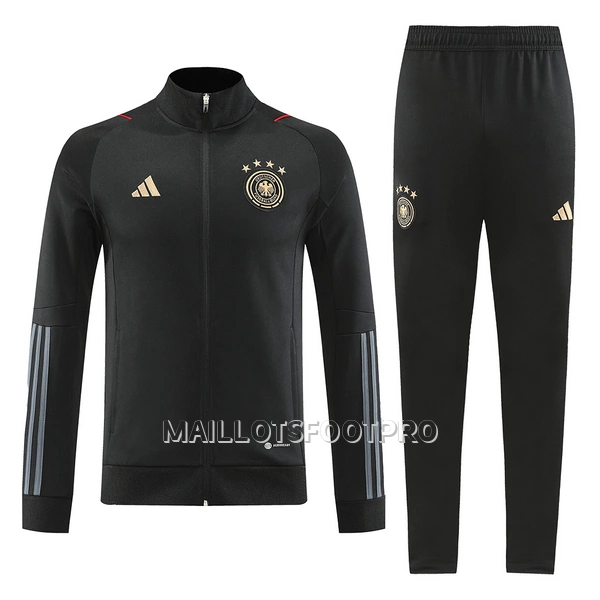 Allemagne Ensemble Vestes d'Entraînement Homme 2022 Noire