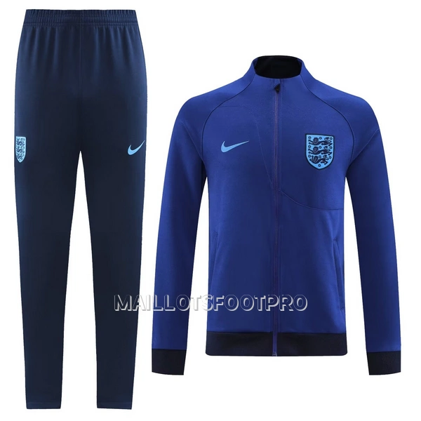 Angleterre Ensemble Vestes d'Entraînement Homme 2022 Bleue