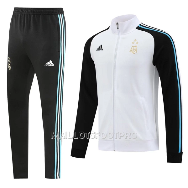 Argentine Ensemble Sweat d'Entraînement Homme 22-23 Blanche Noire