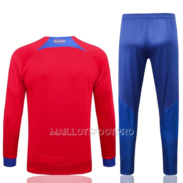 Atlético Madrid Ensemble Sweat d'Entraînement Homme 22-23 Rouge