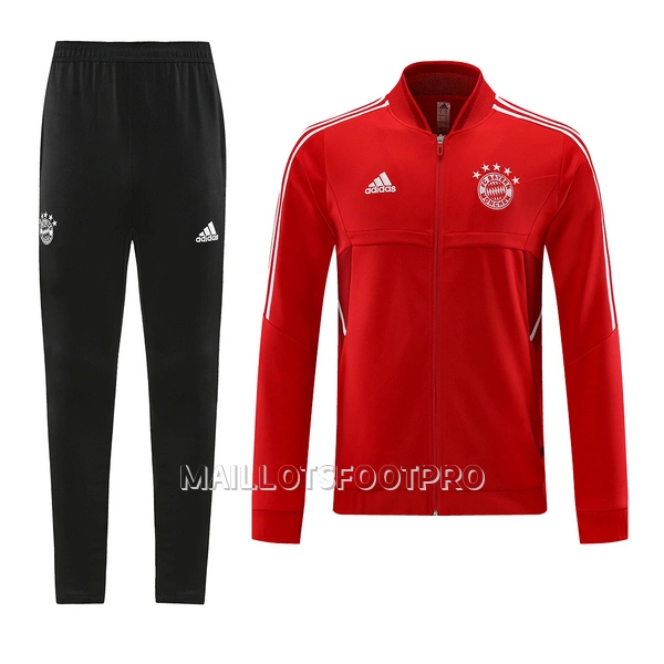 Bayern Munich Ensemble Vestes d'Entraînement Homme 22-23 Rouge