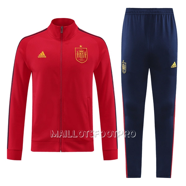 Espagne Ensemble Vestes d'Entraînement Homme 22-23 Rouge