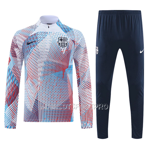 FC Barcelone Sweat d'Entraînement Homme 22-23 Quart-Zip