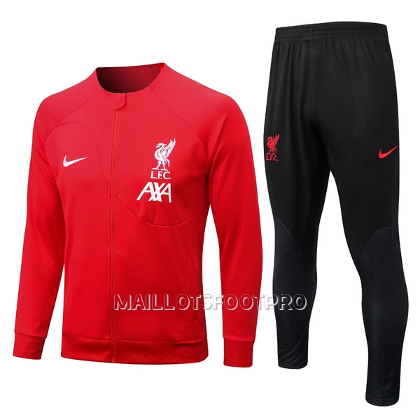 Liverpool Ensemble Sweat d'Entraînement Homme 22-23 Rouge