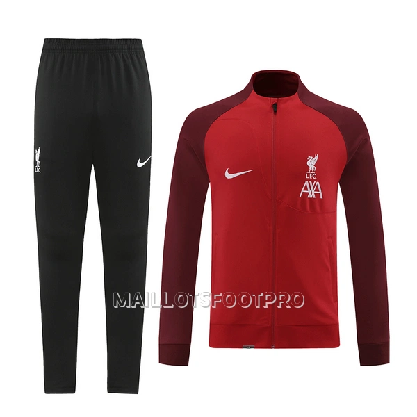 Liverpool Ensemble Sweat d'Entraînement Homme 22-23 Rouge