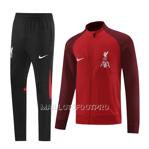 Liverpool Ensemble Vestes d'Entraînement Enfant 22-23 Rouge