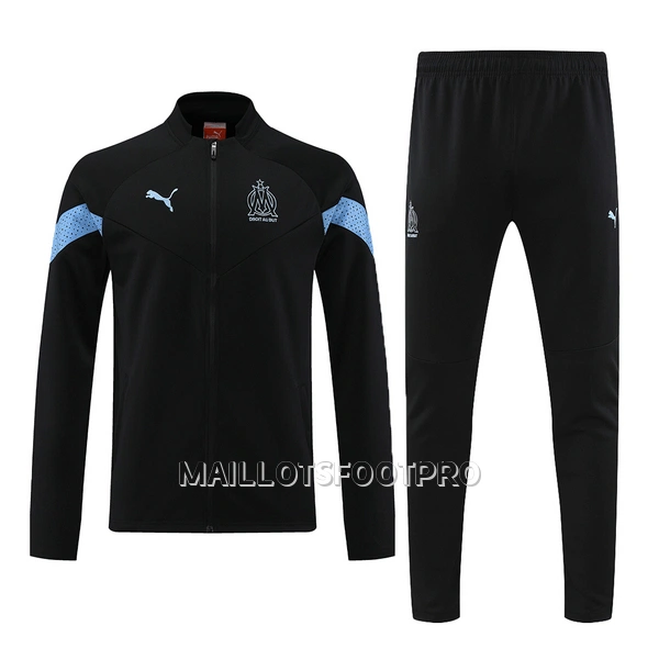 Olympique de Marseille Ensemble Vestes d'Entraînement Homme 22-23 Noire