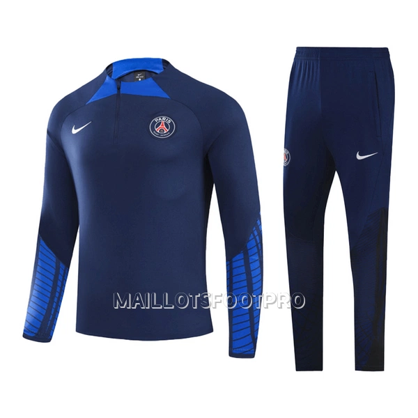 Paris Saint-Germain Sweat d'Entraînement Enfant 22-23 Quart-Zip Navy