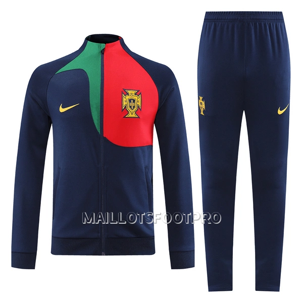 Portugal Ensemble Vestes d'Entraînement Homme 2022 Navy