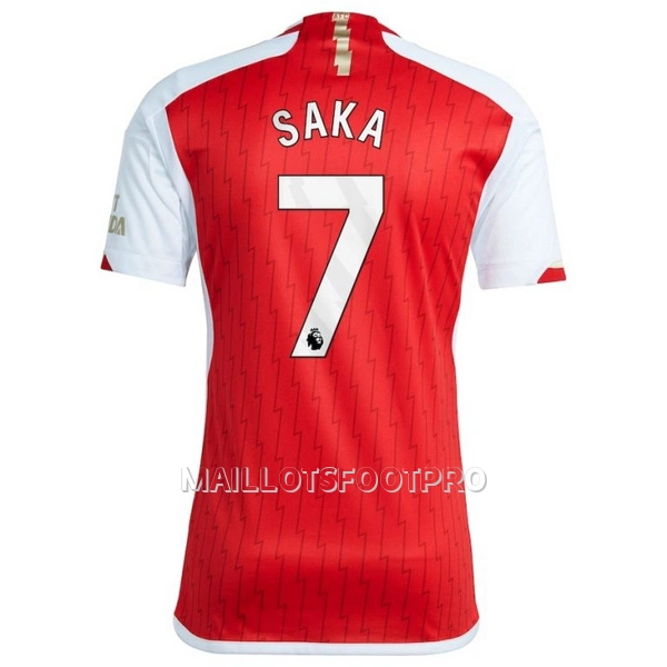 Maillot Arsenal Saka 7 Homme Domicile 2023-24