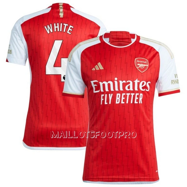 Maillot Arsenal White 4 Homme Domicile 2023-24