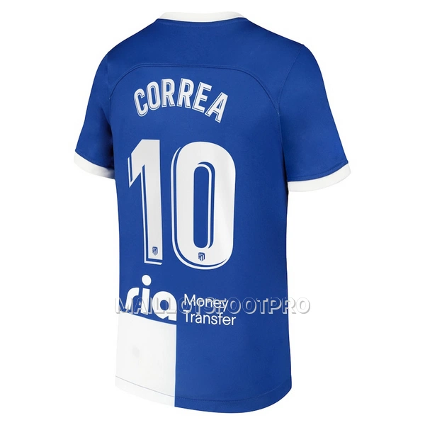 Maillot Atlético Madrid Correa 10 Homme Extérieur 2023-24