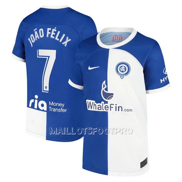 Maillot Atlético Madrid João Félix 7 Homme Extérieur 2023-24