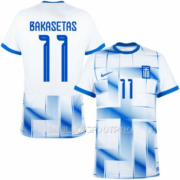 Maillot Grèce Bakasetas 11 Homme Domicile 2023-24