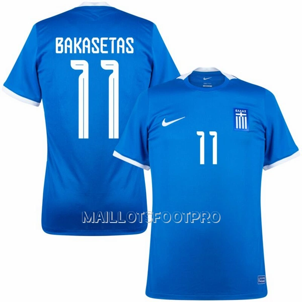 Maillot Grèce Bakasetas 11 Homme Extérieur 2023-24