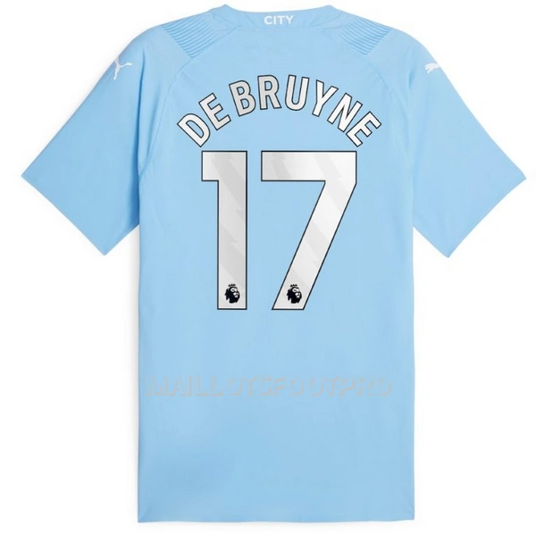 Maillot Manchester City De Bruyne 17 Homme Domicile 2023-24