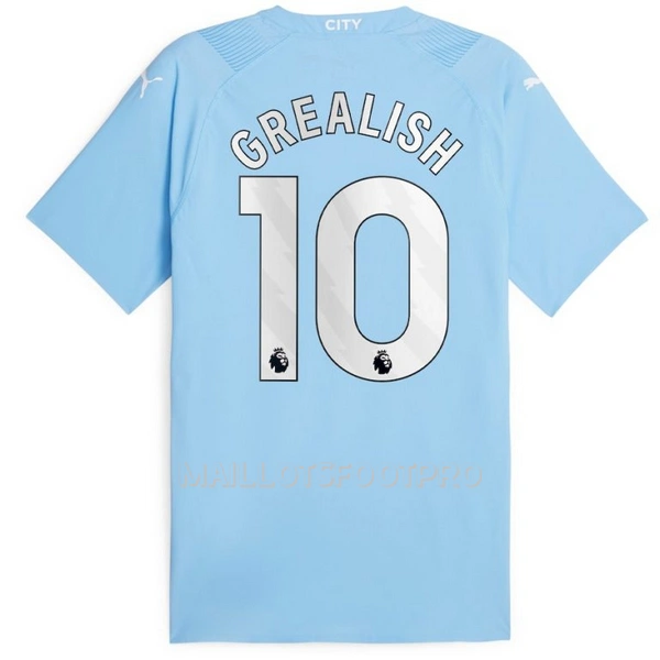 Maillot Manchester City Grealish 10 Enfant Domicile 2023-24