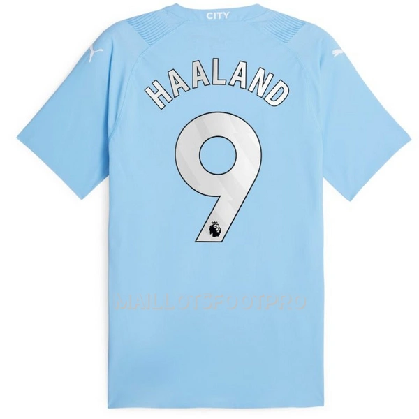 Maillot Manchester City Haaland 9 Enfant Domicile 2023-24