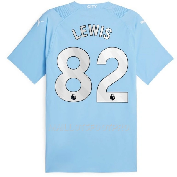 Maillot Manchester City Lewis 82 Homme Domicile 2023-24