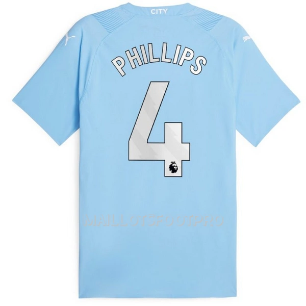 Maillot Manchester City Phillips 4 Homme Domicile 2023-24