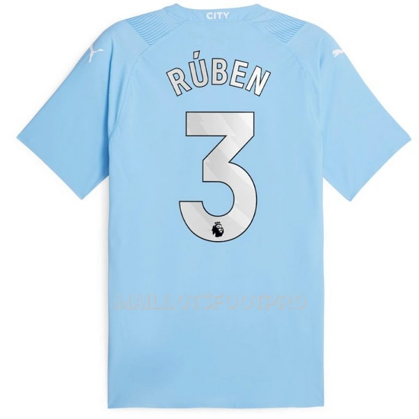 Maillot Manchester City Ruben 3 Homme Domicile 2023-24