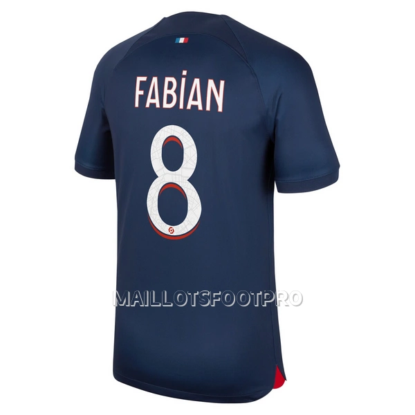 Maillot Paris Saint-Germain Fabian 8 Homme Domicile 2023-24