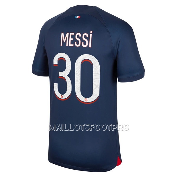 Maillot Paris Saint-Germain Messi 30 Homme Domicile 2023-24