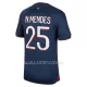 Maillot Paris Saint-Germain N.Mendes 25 Homme Domicile 2023-24