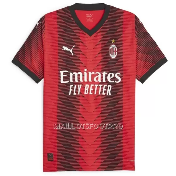 Maillot AC Milan A. Rebic 12 Homme Domicile 2023-24