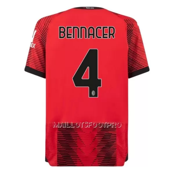 Maillot AC Milan Bennacer 4 Homme Domicile 2023-24