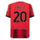 Maillot AC Milan Kalulu 20 Homme Domicile 2023-24