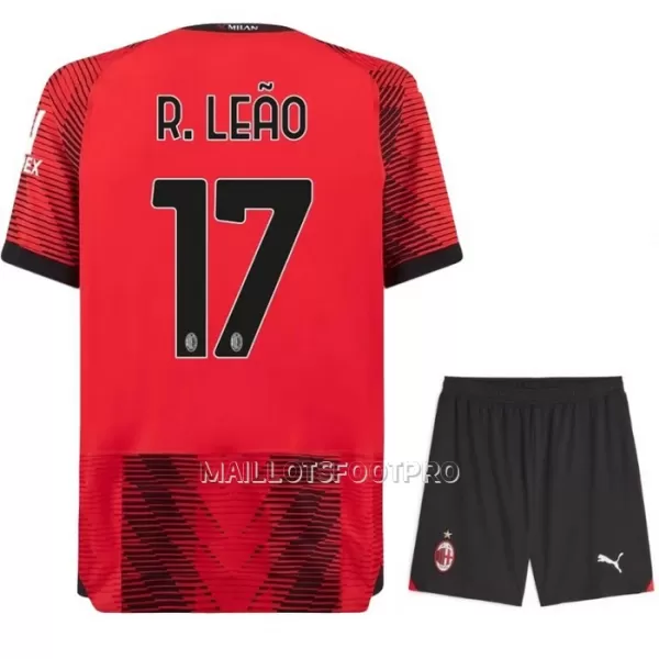 Maillot AC Milan R. Leao 17 Enfant Domicile 2023-24