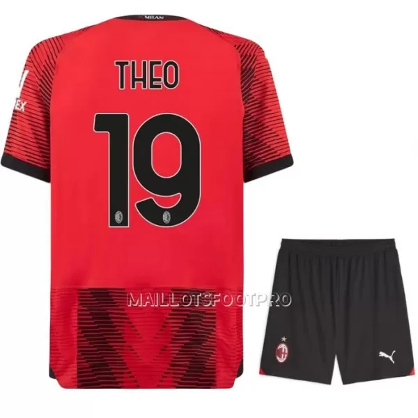 Maillot AC Milan Theo 19 Enfant Domicile 2023-24