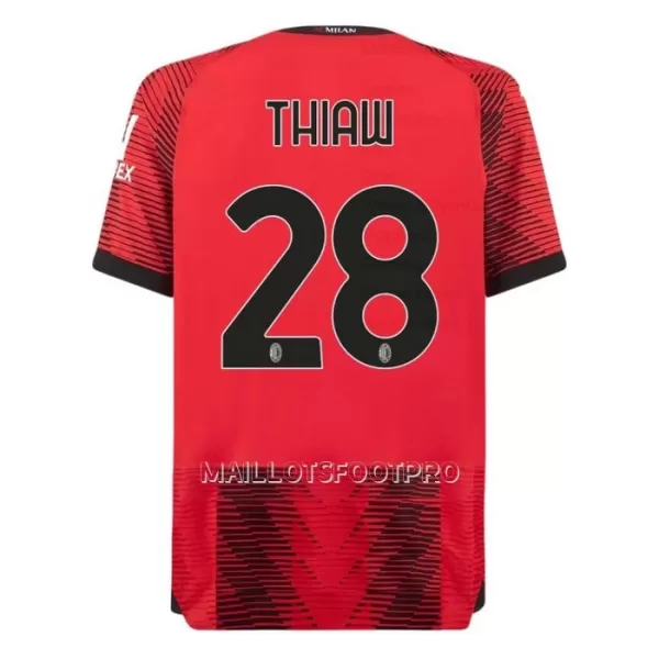 Maillot AC Milan Thiaw 28 Homme Domicile 2023-24