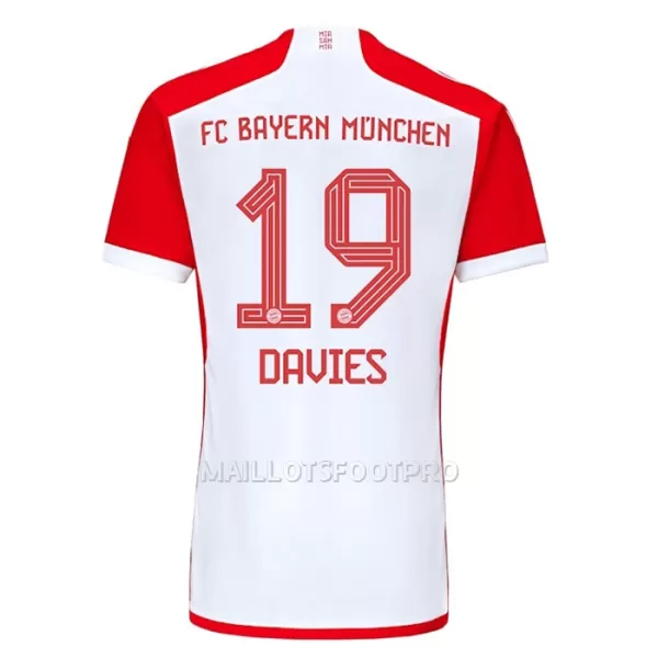 Maillot Bayern Munich Alphonso Davies 19 Enfant Domicile 2023-24