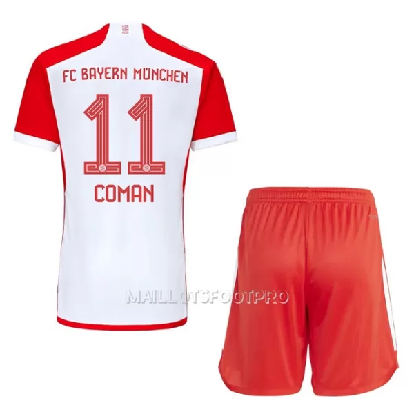 Maillot FC Bayern Munich Coman 11 Enfant Domicile 2023-24