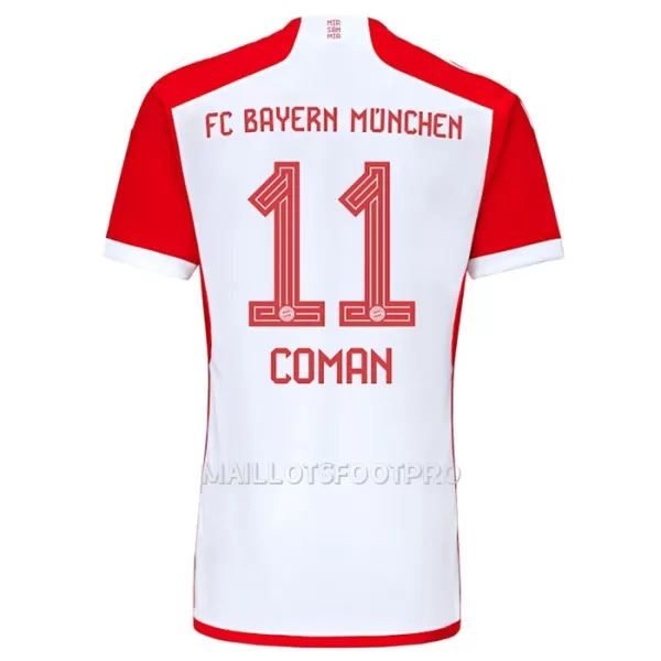 Maillot FC Bayern Munich Coman 11 Enfant Domicile 2023-24