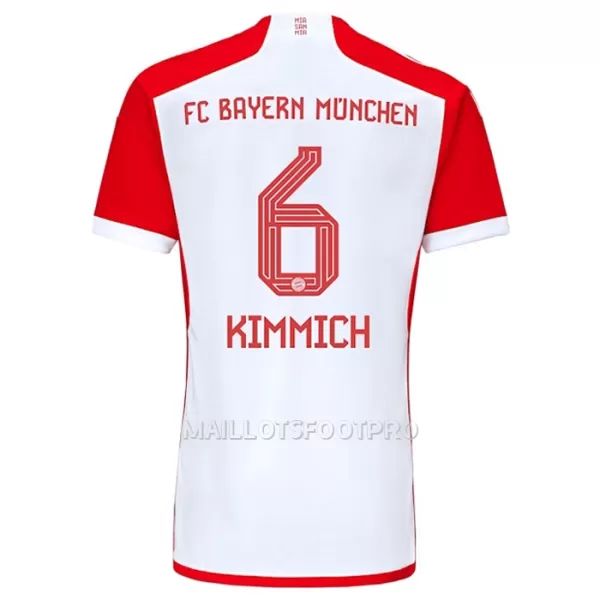 Maillot FC Bayern Munich Joshua Kimmich 6 Homme Domicile 2023-24