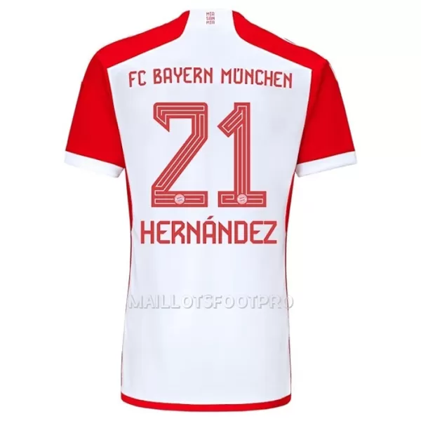 Maillot FC Bayern Munich Lucas Hernandez 21 Enfant Domicile 2023-24