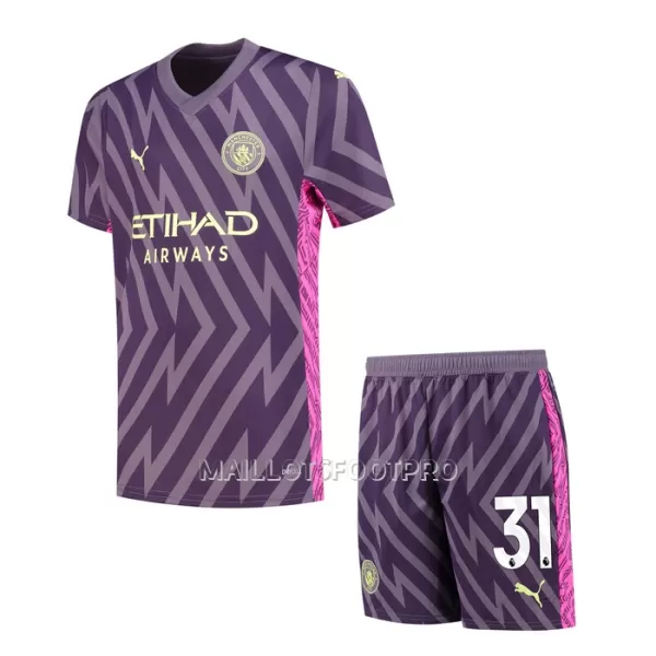 Maillot Gardien Manchester City Ederson Enfant Extérieur 2023-24