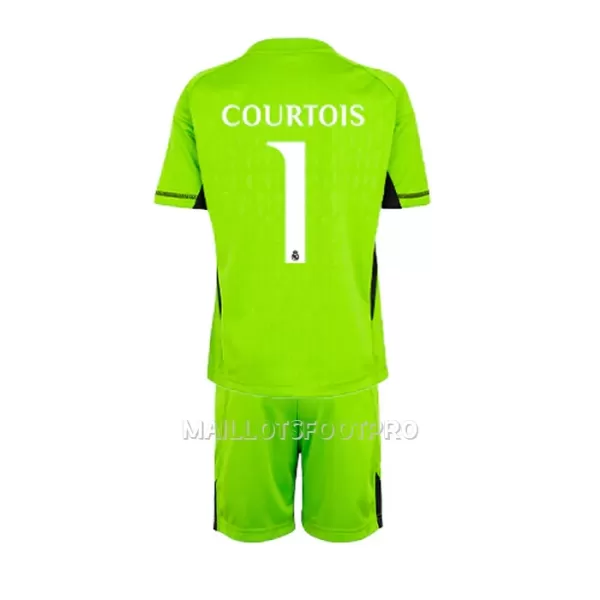 Maillot Gardien Real Madrid Thibaut Courtois 1 Enfant Domicile 2023-24